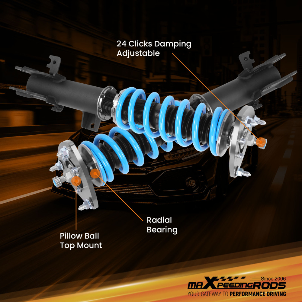 MaXpeedingrods T6 Coilovers Lowering Suspension Kits compatible for Honda Odyssey 99-04