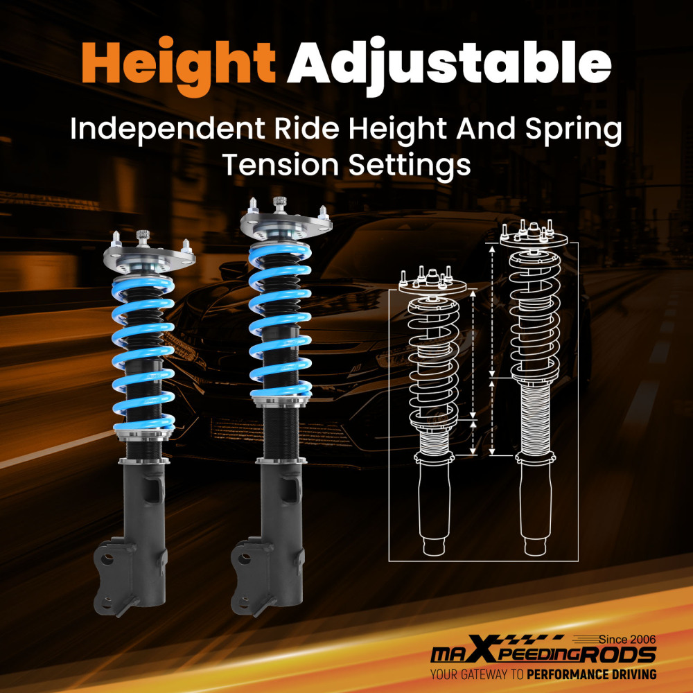 MaXpeedingrods T6 Coilovers Lowering Suspension Kits compatible for Honda Odyssey 99-04
