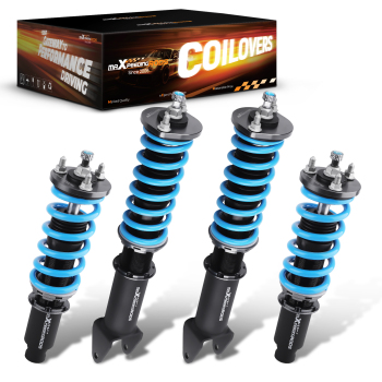 MaXpeedingrods 24-Step Adjustable Coilover Suspension compatible for Honda Prelude 88-91