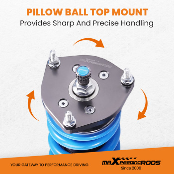 MaXpeedingrods 24 Click Damper Coilovers Suspension compatible for Infiniti Q50 RWD 2014-20