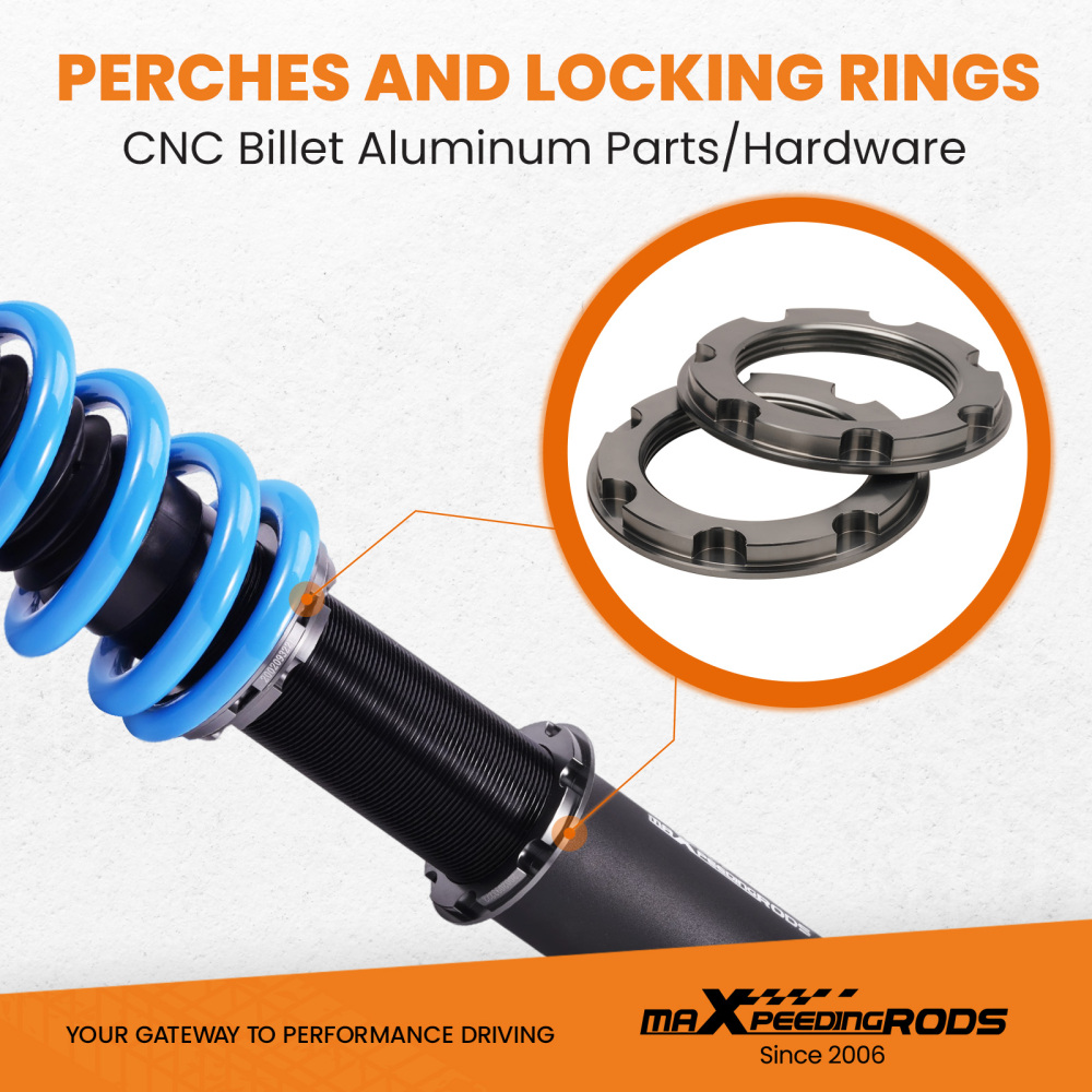 MaXpeedingrods 24 Click Damper Coilovers Suspension compatible for Infiniti Q50 RWD 2014-20