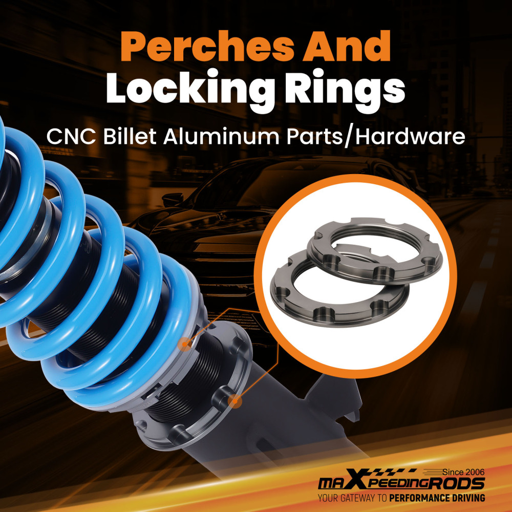 Damper Adjust Coilovers Kit compatible for Mini Clubman R55 Cooper Cooper S One D 2007-2014