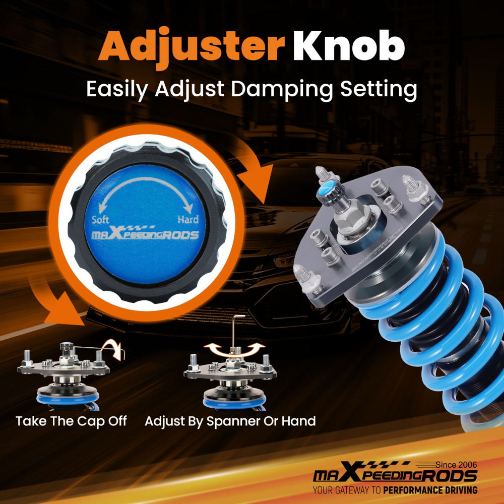 Damper Adjust Coilovers Kit compatible for Mini Clubman R55 Cooper Cooper S One D 2007-2014