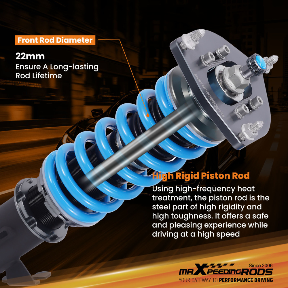 Damper Adjust Coilovers Kit compatible for Mini Clubman R55 Cooper Cooper S One D 2007-2014