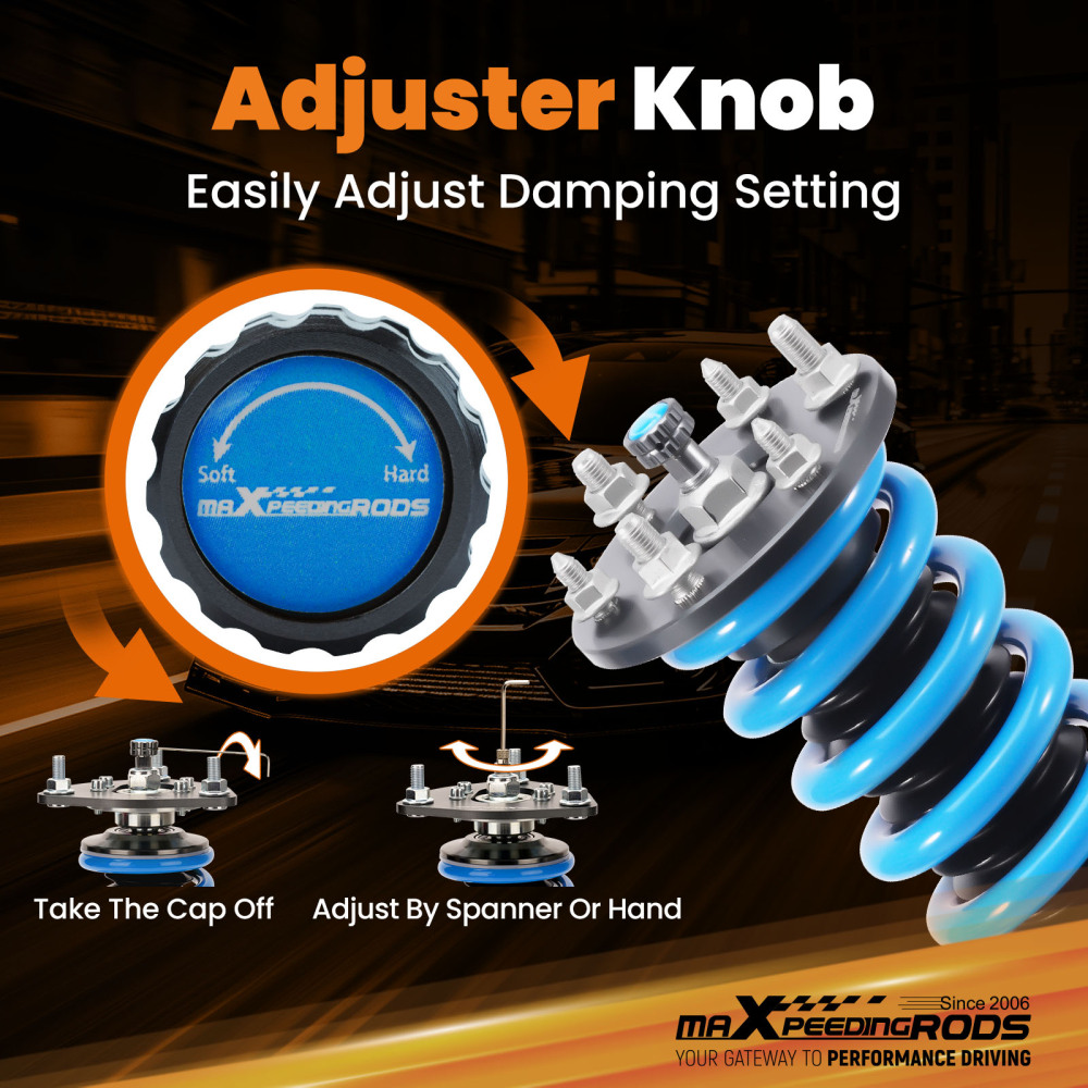 MaXpeedingrods T6 Suspension Coilovers Lowering Coils compatible for Acura RL KB1 05-08