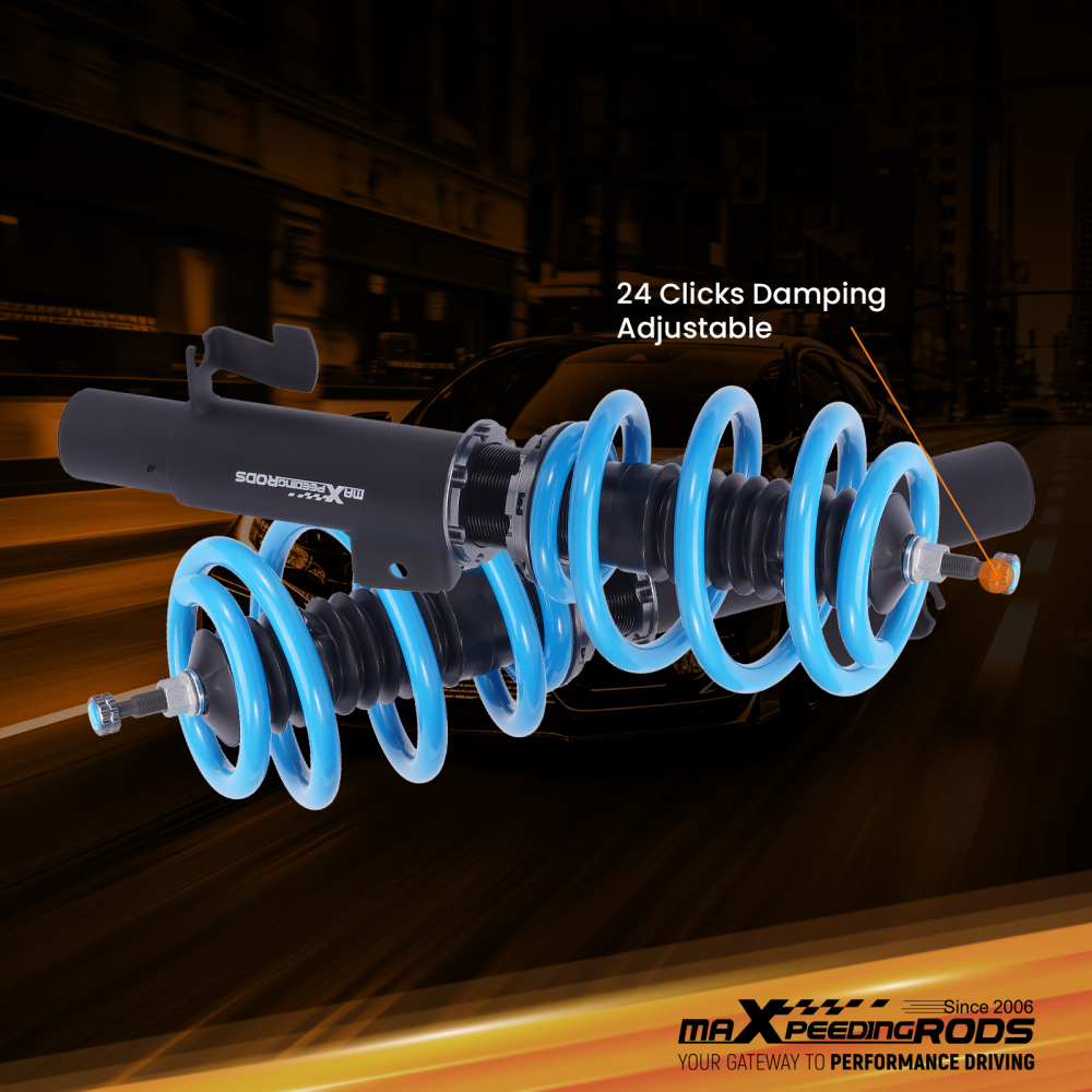 MaXpeedingrods Coilover 24 Ways Damper compatible for Volvo S60 2011-18 S80 2007-16 compatible for FWD AWD