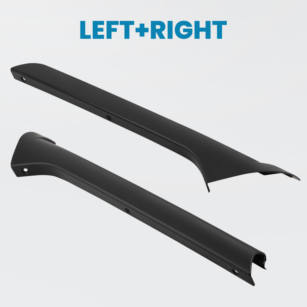 Pair Windscreen Pillar MoldingsRivets compatible for Land Rover Discovery 21999-2004