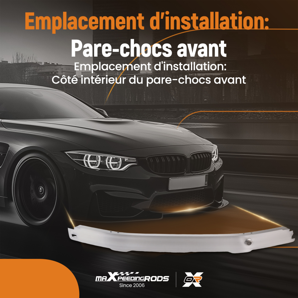 Avant Pare-chocs Renfort compatible pour BMW 228i 230i 320i 328i 428i 51117255393
