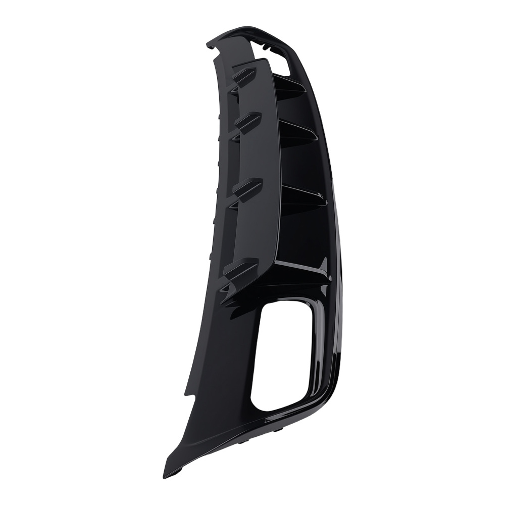 Gloss Black Rear Diffuser compatible for Mercedes A Class W176 2012-18 A45+exhaust Tips