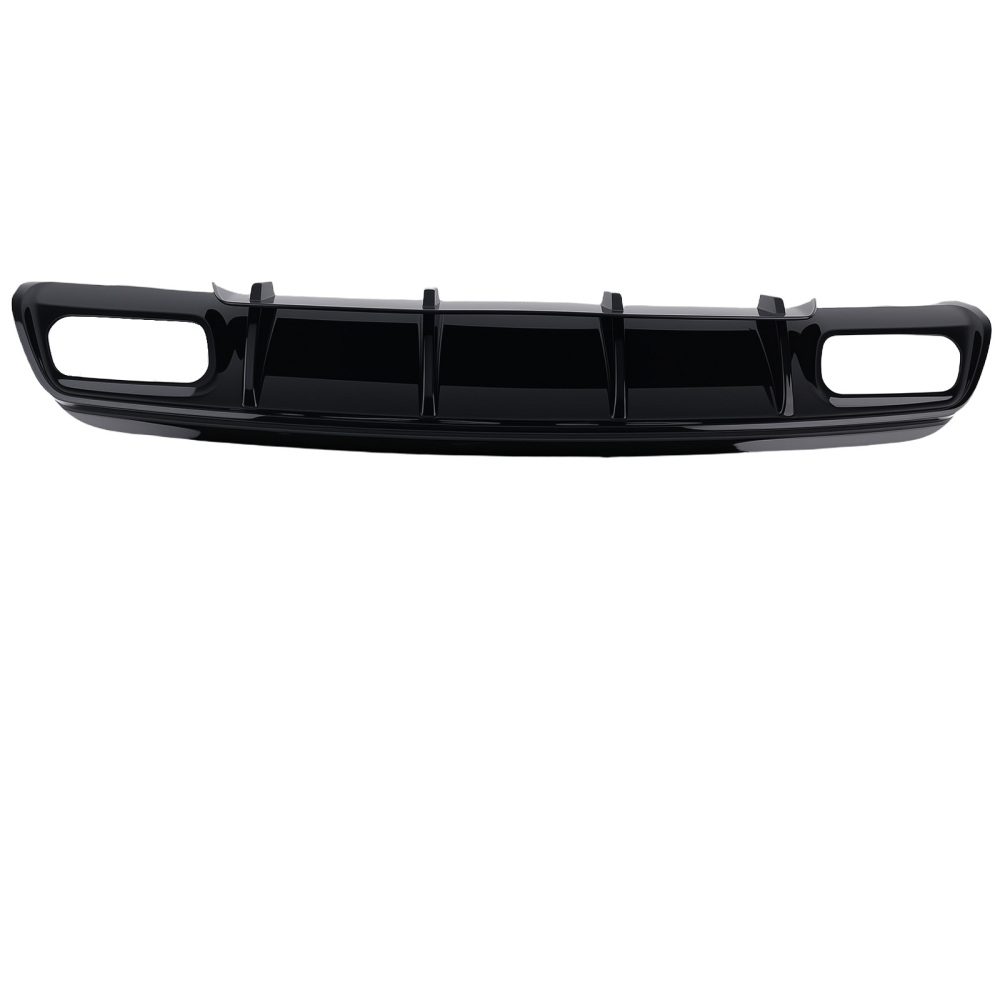 Gloss Black Rear Diffuser compatible for Mercedes A Class W176 2012-18 A45+exhaust Tips