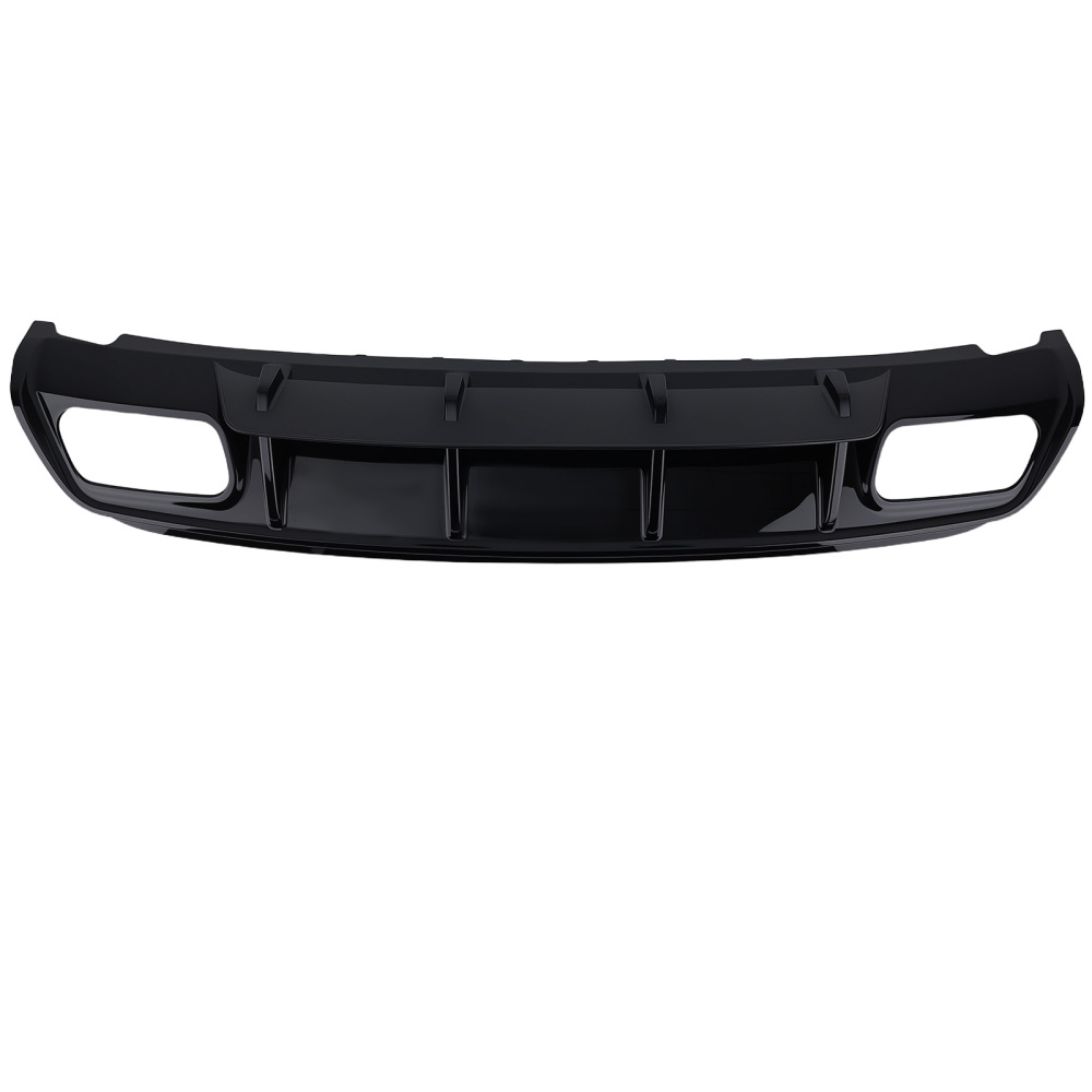 Gloss Black Rear Diffuser compatible for Mercedes A Class W176 2012-18 A45+exhaust Tips