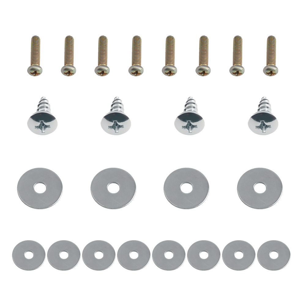 LED BUMPER DIFFUSER + BLK EXHAUST TIPS FOR 15-21 BENZ W205 C63 C43 SEDAN B STYLE