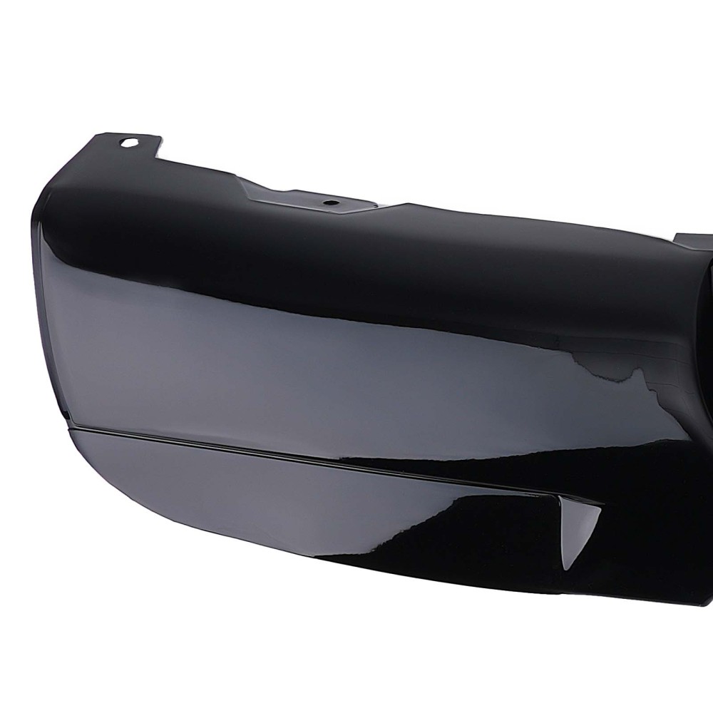 Rear Valance Diffuser Splitter W/ LED Black compatible for BMW 3 Series E90 E91 M Sport