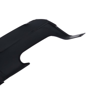 Rear Valance Diffuser Splitter W/ LED Black compatible for BMW 3 Series E90 E91 M Sport