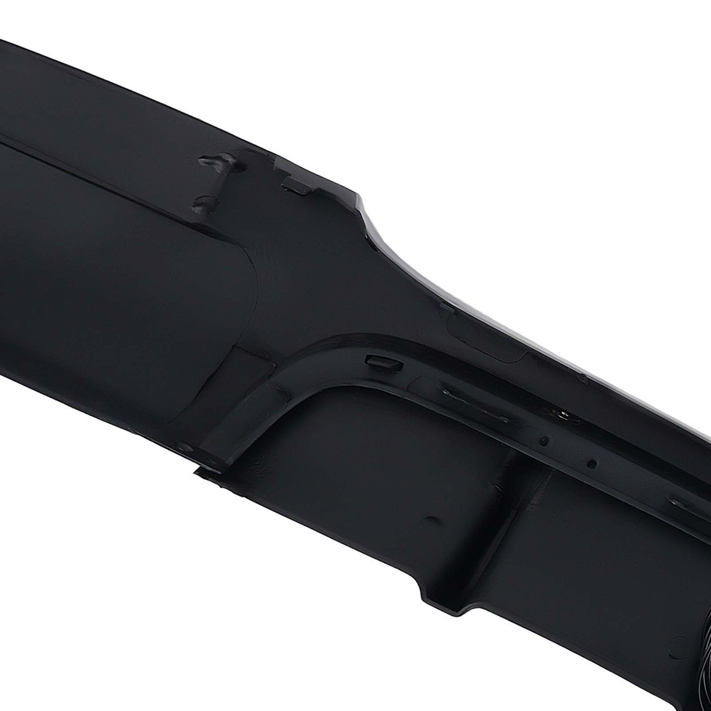 Rear Valance Diffuser Splitter W/ LED Black compatible for BMW 3 Series E90 E91 M Sport