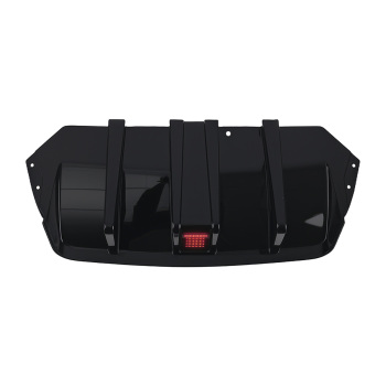 Rear Bumper Diffuser Lip Gloss Black W/LED compatible for BMW F10 M5 F1 2010-2016