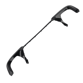 Rear Bumper Diffuser Lip Gloss Black W/LED compatible for BMW F10 M5 F1 2010-2016