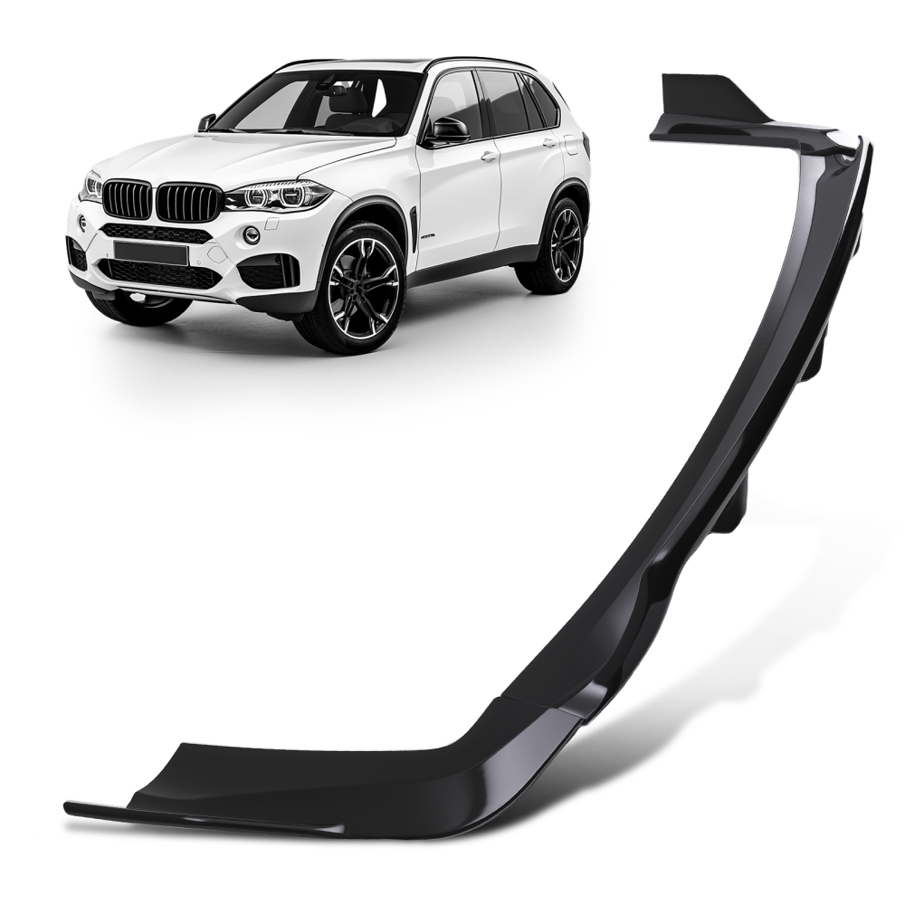 Rear Bumper Diffuser W/Corner Extension Gloss Black For 15-18 compatible for BMW X5 F15 M Sport