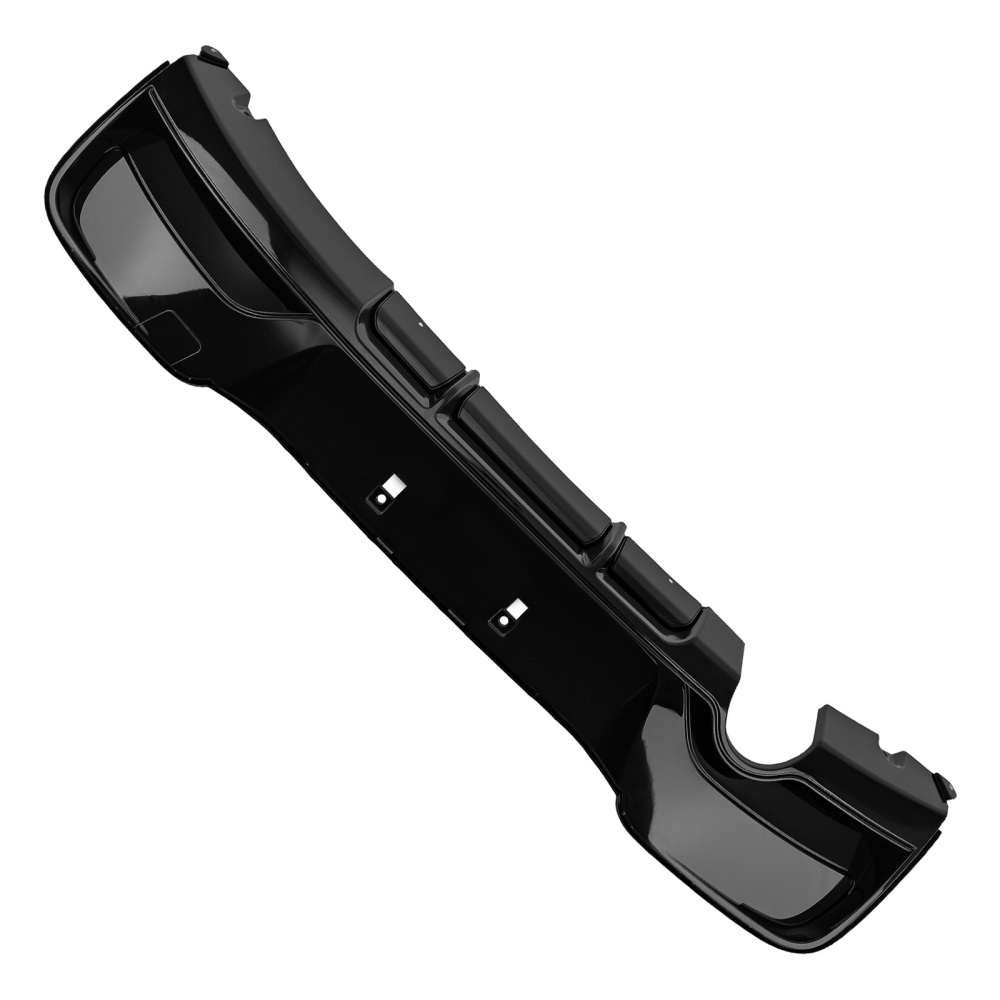 Rear Diffuser Dual Exhaust compatible for BMW 1 Series F20 F21 11-14 15 Pre-LCI Gloss Black