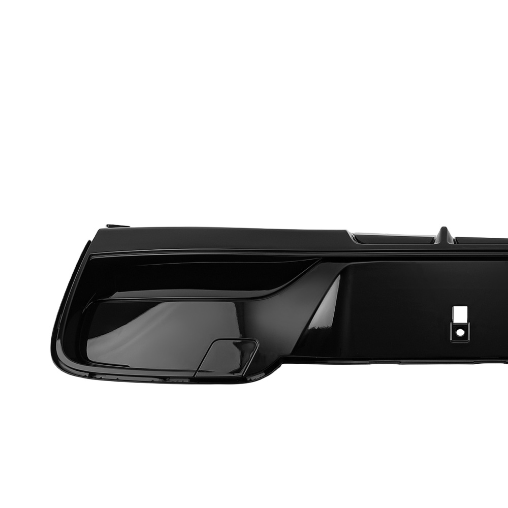 Rear Diffuser Dual Exhaust compatible for BMW 1 Series F20 F21 11-14 15 Pre-LCI Gloss Black