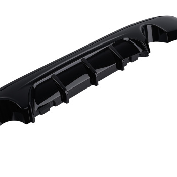 Black Rear Diffuser Lip compatible for BMW F22 F23 2-Series M Package 2014-2020