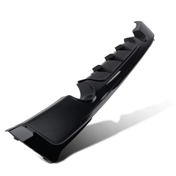 Black Rear Diffuser Lip compatible for BMW F22 F23 2-Series M Package 2014-2020