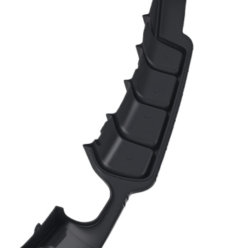 Rear Bumper Diffuser Glossy Black compatible for BMW 4 Series F32 F33 F36 M Sport 2014-2020