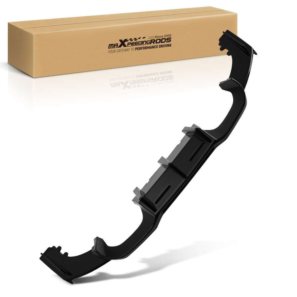 Aerodynamic Rear Bumper Lip compatible for BMW 2 Series F87 M2 2015-2020 Gloss Black