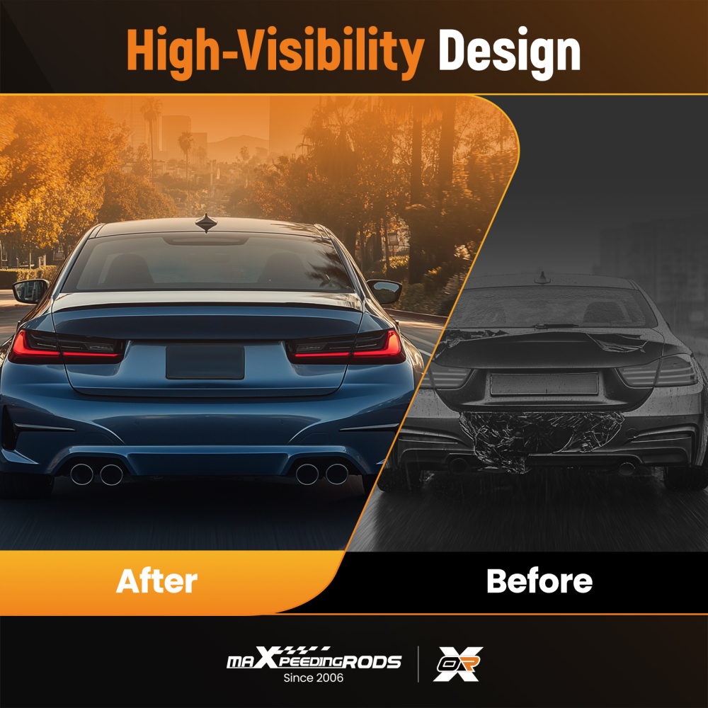 Aerodynamic Rear Bumper Lip compatible for BMW 2 Series F87 M2 2015-2020 Gloss Black