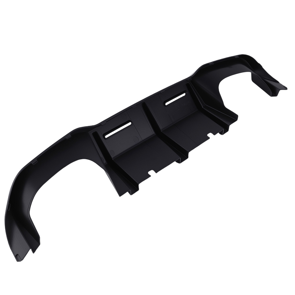 Rear Bumper Lip Diffuser GLOSS BLACK compatible for BMW F87 M2 M2C 2016-2020