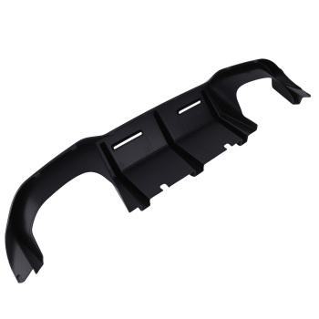 Rear Bumper Lip Diffuser GLOSS BLACK compatible for BMW F87 M2 M2C 2016-2020