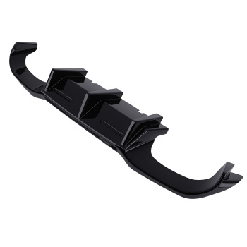 Rear Bumper Lip Diffuser GLOSS BLACK compatible for BMW F87 M2 M2C 2016-2020