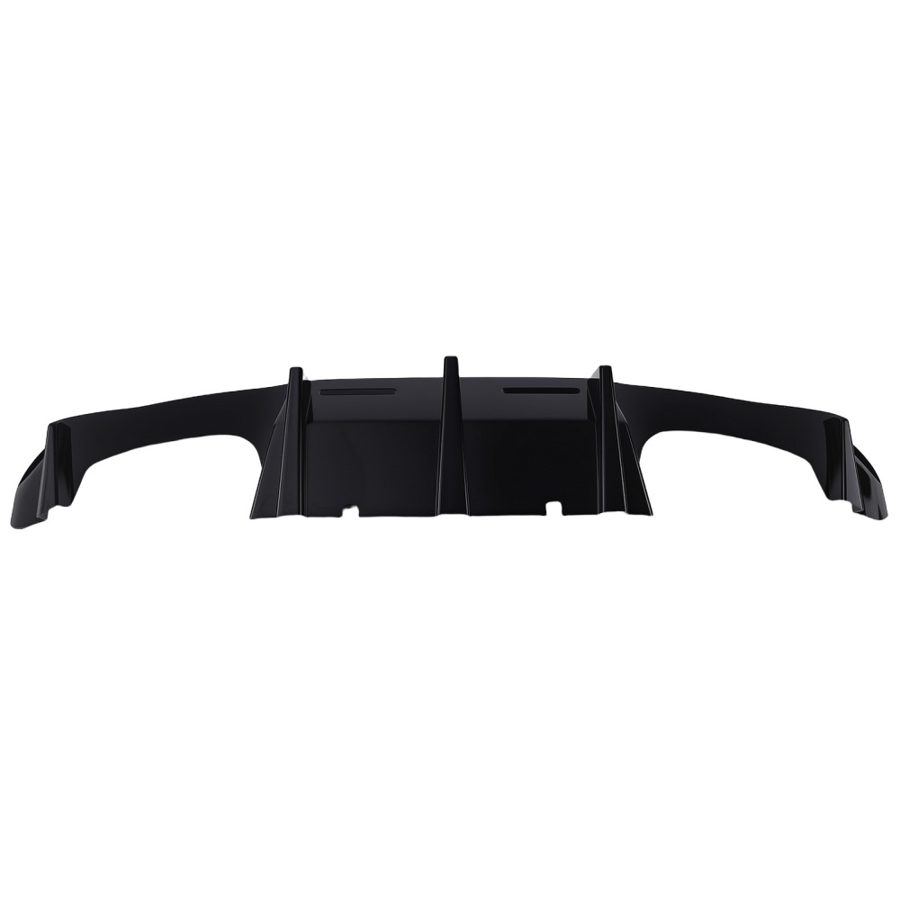 Rear Bumper Lip Diffuser GLOSS BLACK compatible for BMW F87 M2 M2C 2016-2020