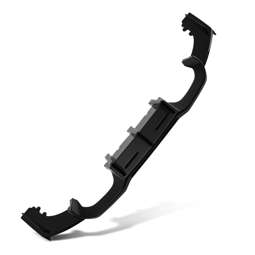 Rear Bumper Lip Diffuser GLOSS BLACK compatible for BMW F87 M2 M2C 2016-2020