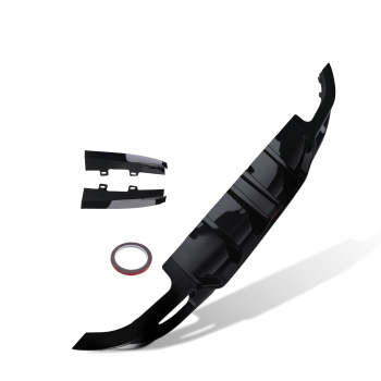 Gloss Black Rear Diffuser W/LED Light F1 Style compatible for BMW G20 3 Series 2019-2022