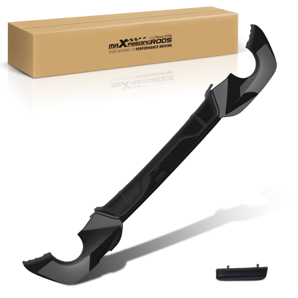 Rear Bumper Diffuser Lip compatible for BMW 3 Series G20 G21 2018-22 M Sport PP Black