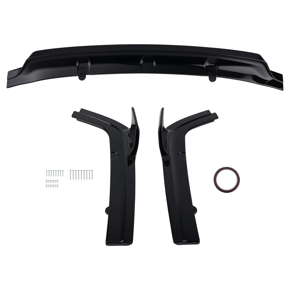 Rear Diffuser compatible for BMW G07 X7 M Sport Package 2019-2025 Bumper Lip Black