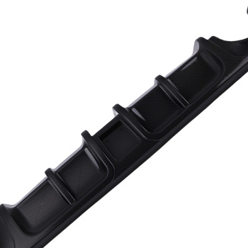 Carbon Fiber Rear Bumper Diffuser Lip compatible for Infiniti Q60 2017-2022 W/ LED LIGHT