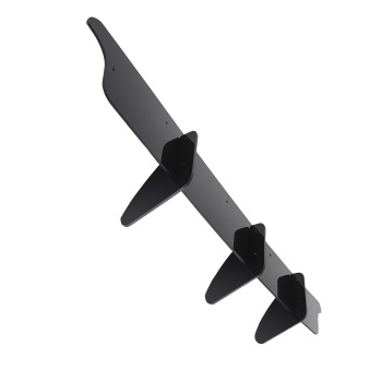 Rear Bumper Lip Diffuser Shark Fins Splitter Set compatible for VW Golf/MK6/GTI ABS Plastic