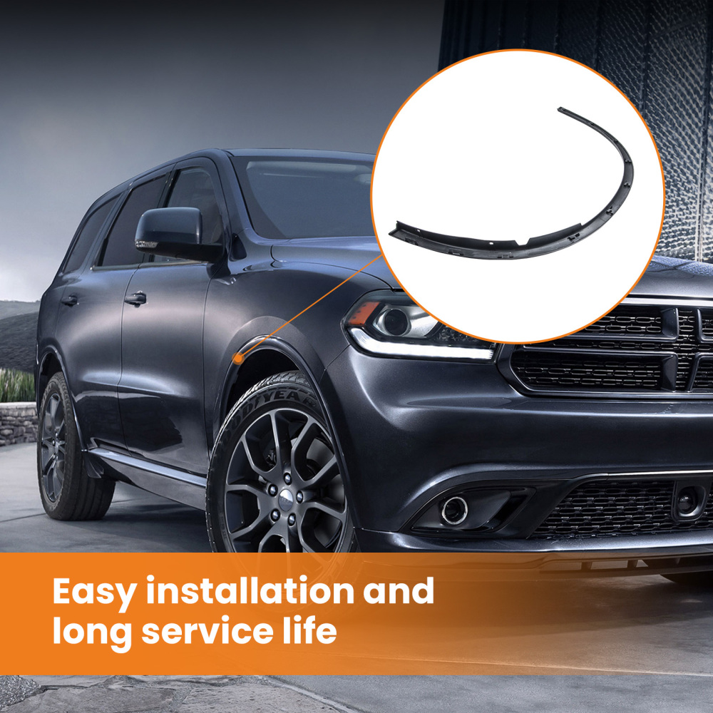 Front LeftRight Fender Flares Trim Molding compatible for Dodge Durango 2011-2020
