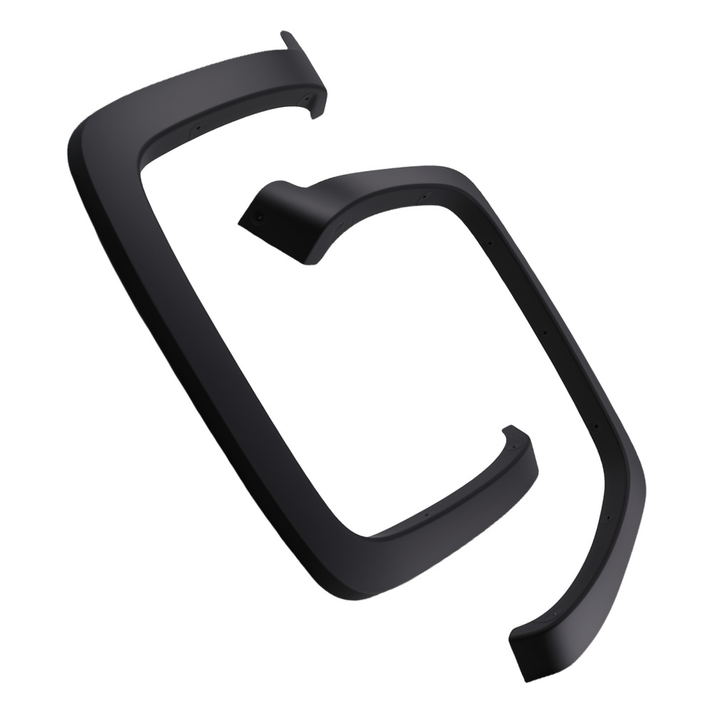 4PC Black Fender Flares compatible for Chevrolet Silverado 1500 2014-2018 816239024683