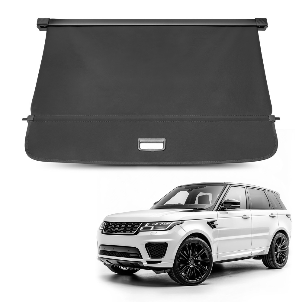 Black Boot Cover compatible for Range Rover Sport L494 14-22 LR056881 Retractable Shelf