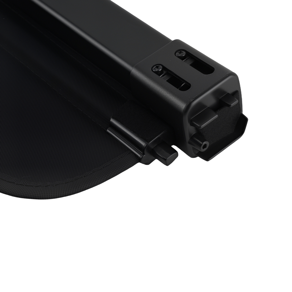 Black Cover Retractable compatible for Audi Q3 12-15 1315Q3 Rear Parcel Shelf Luggage