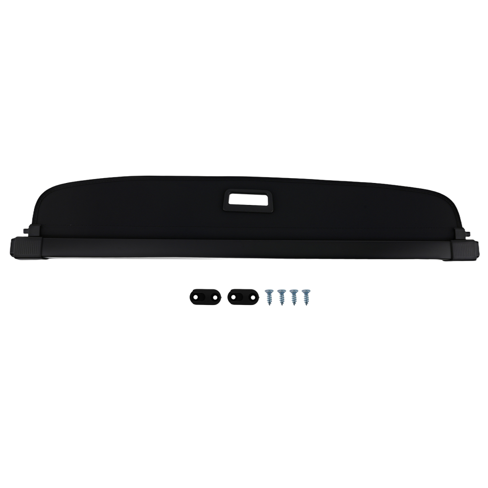 Black Cover Retractable compatible for Audi Q3 12-15 1315Q3 Rear Parcel Shelf Luggage