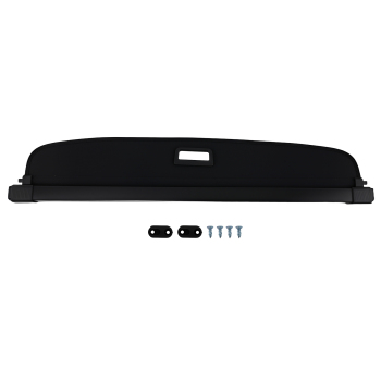 Black Cover Retractable compatible for Audi Q3 12-15 1315Q3 Rear Parcel Shelf Luggage