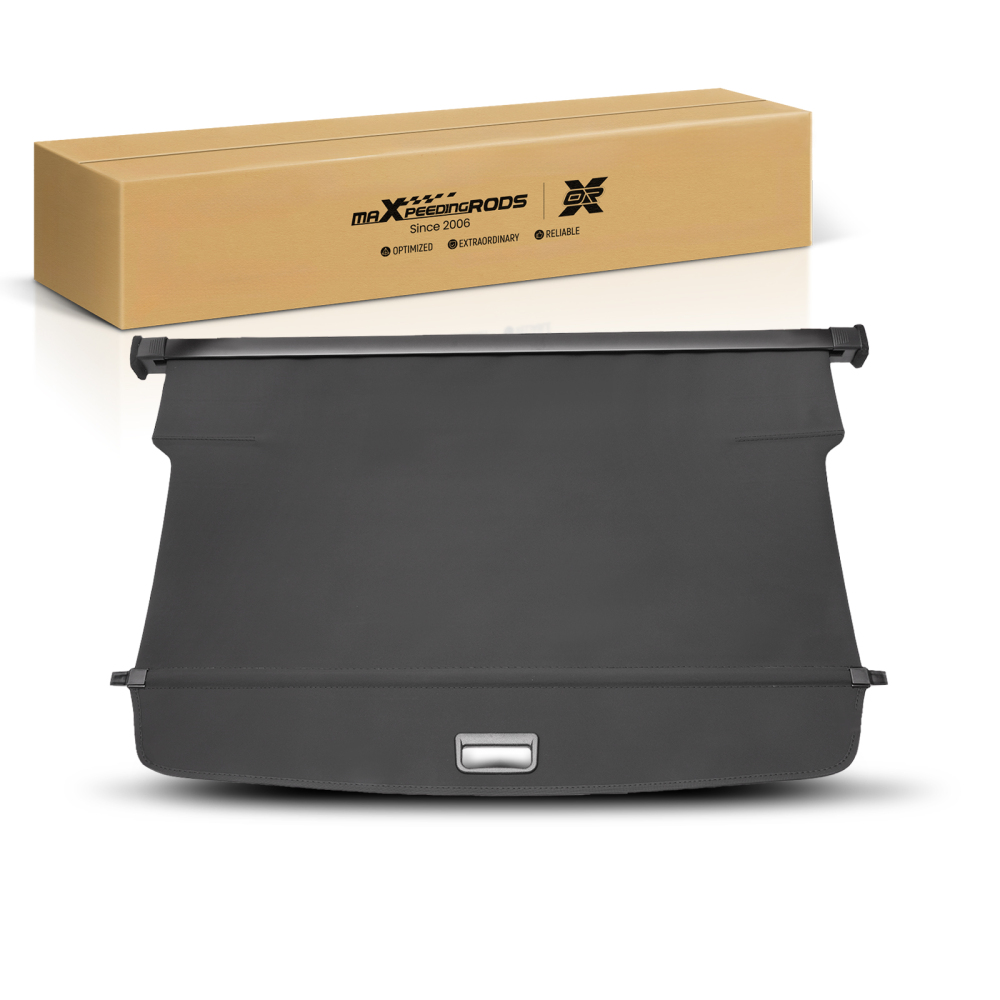 Black Cover Parcel Shelf compatible for Volvo XC90 MK2 2015-22 32239156 Retractable Rear