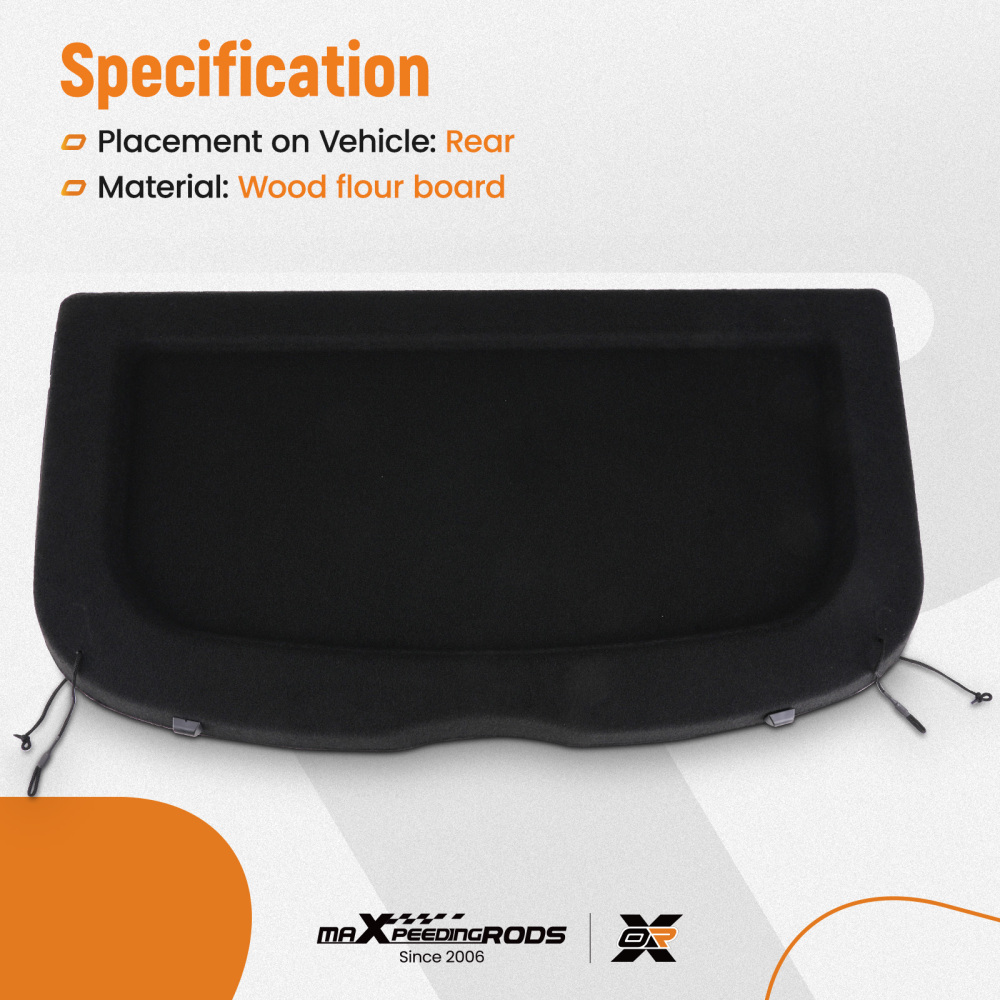 Cargo Cover Parcel Shelf Boot Cover compatible for Vauxhall Mokka 2012-19 Easy installation