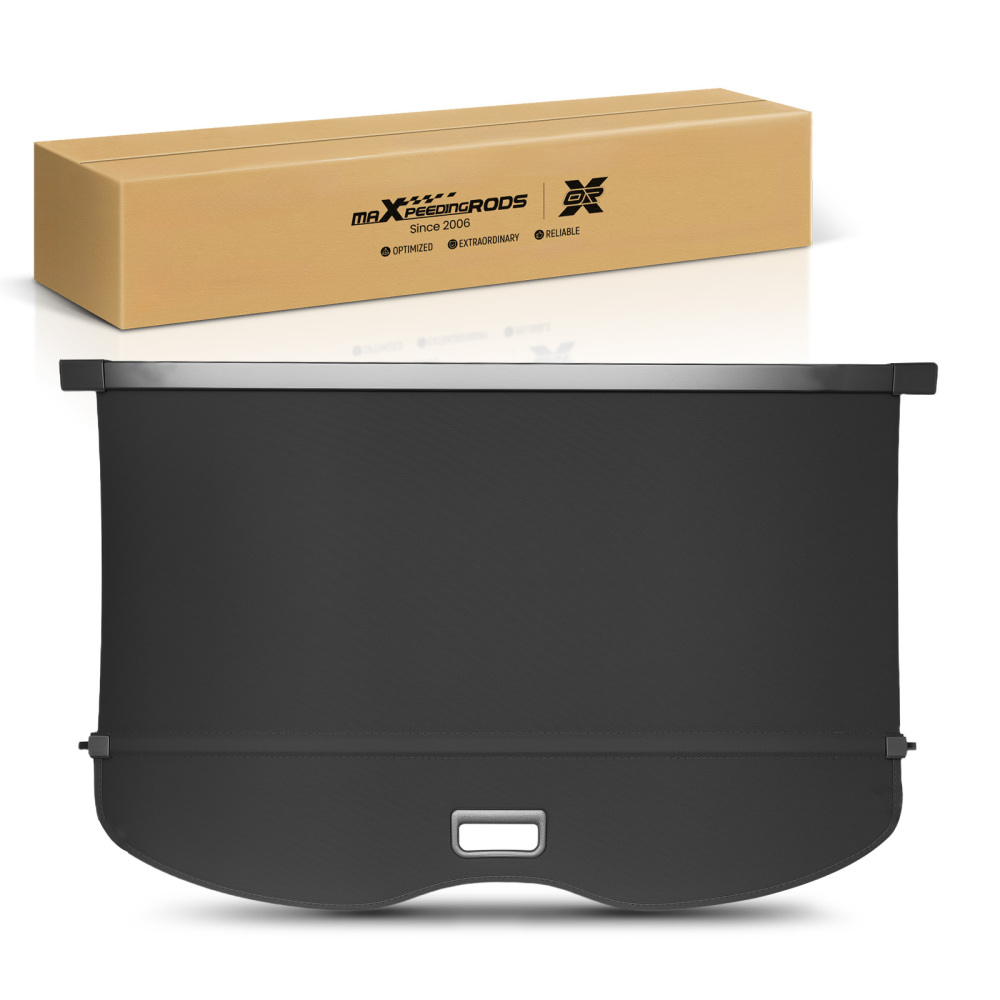 Black Parcel Shelf Luggage Cover compatible for Renault Kadjar 15-23 799228161R Retractable