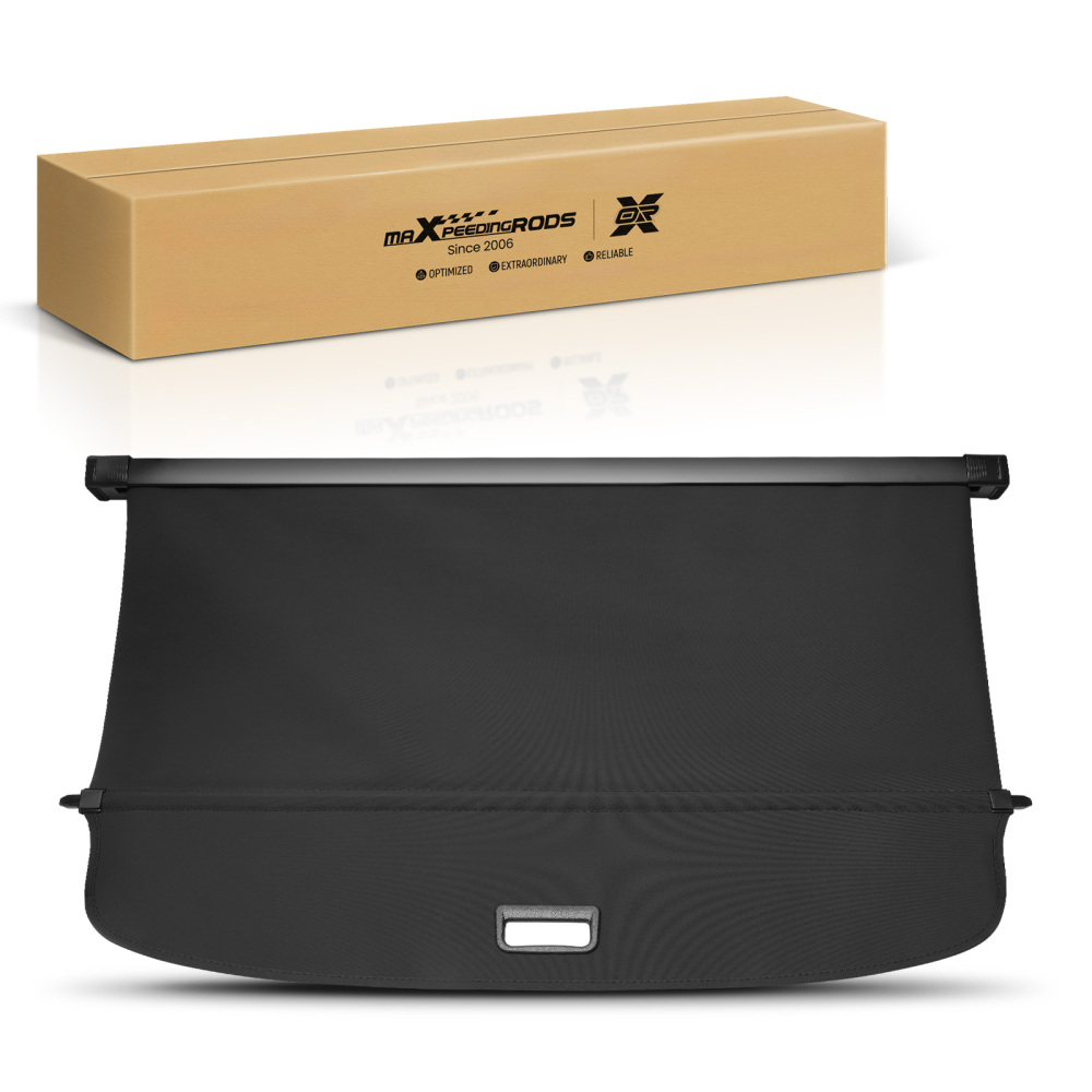 Black Parcel Shelf compatible for Volkswagen Tiguan Allspace 17-21 5NN867871 Cover Retract