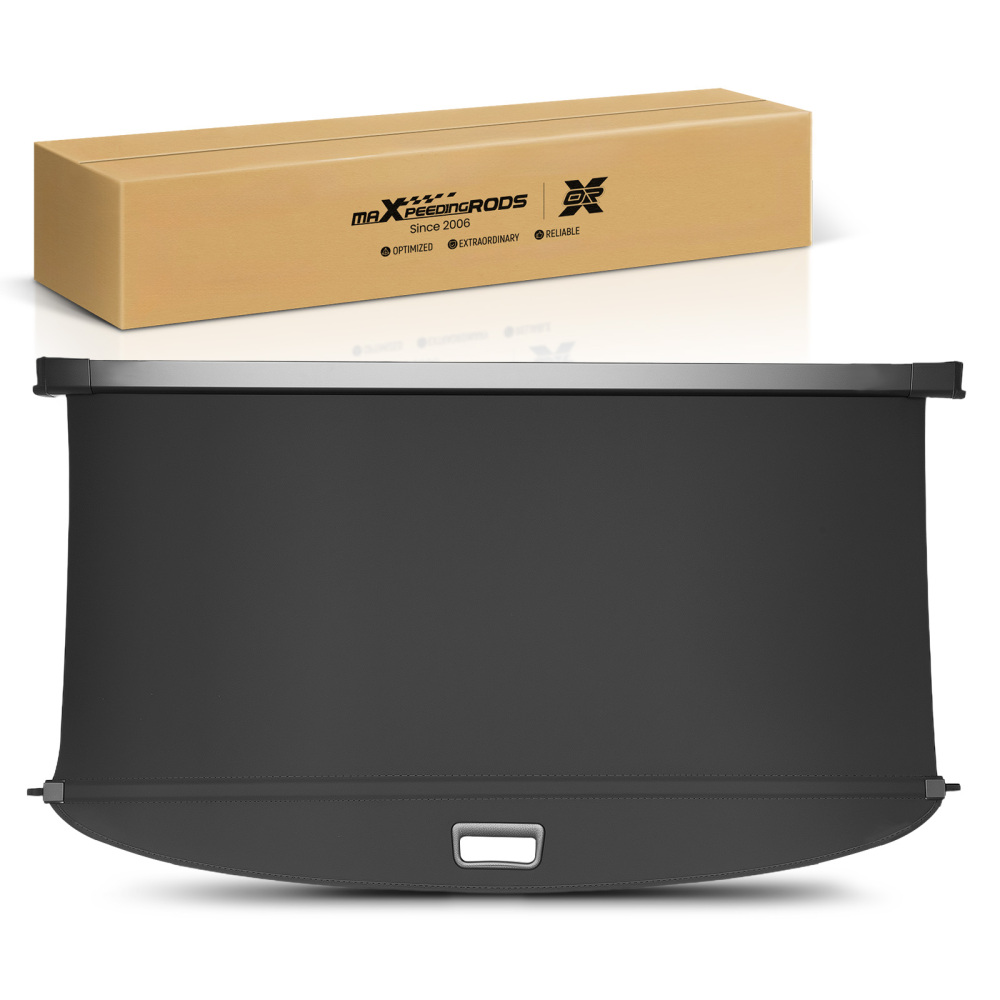 Black Parcel Shelf Luggage Cover compatible for BMW X3 G01 2017-24 51477471986 Retractable